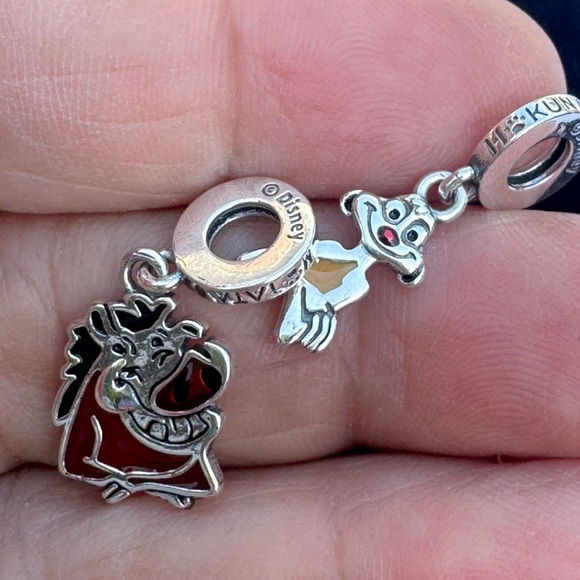 Disney Pandora Silver Charm with Red and Yellow Details - Picture 4 of 7